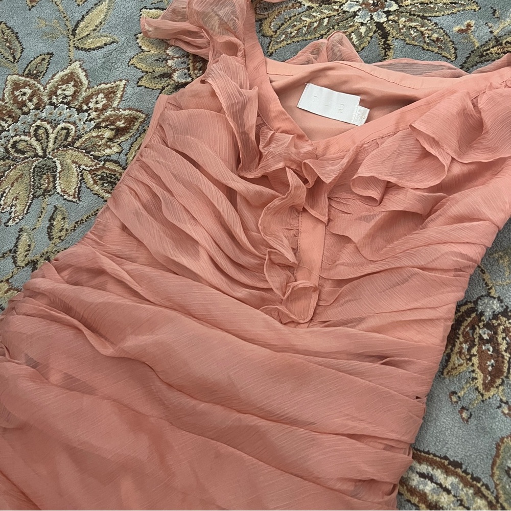 THE JETSET DIARIES OFF SHOULDER RUCHED DRESS